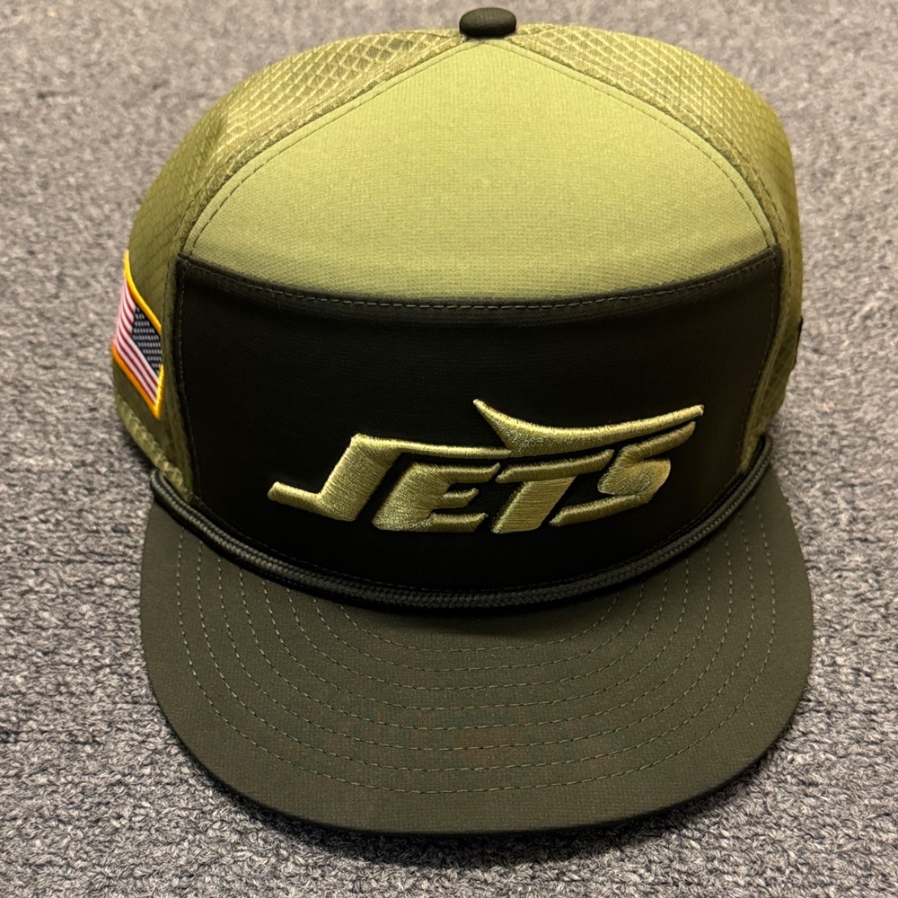 New Era Olive Green Jets Hat